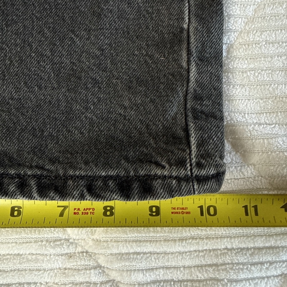 Abercrombie & Fitch Jeans Authentic Rigid Baggy Men's Black 36x32 Y2k Skater - Picture 6 of 9
